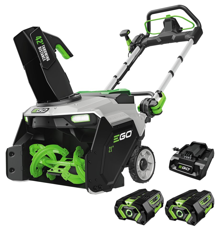 EGO SNT2122 – 1-Stage 56V Cordless Snowblower, 21-Inch Clearing Width, Battery Kit