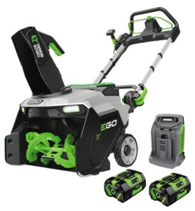 EGO SNT2124 – 1-Stage 56V Cordless Snowblower, 21-Inch Clearing Width, Battery Kit