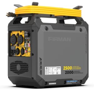 Firman W02081 Gas Inverter Generator – 2500 Starting / 2000 Running Watts