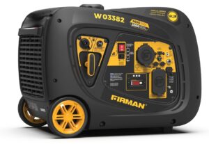 Firman W03382 Gas Inverter Generator – 3650 Starting / 3300 Running Watts