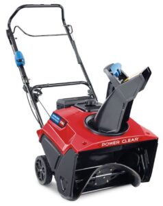 Toro Power Clear 721 QZE 38756 – 1-Stage Gas Snowblower, 21-Inch Clearing Width
