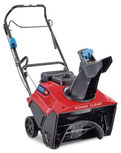 Toro Power Clear 821 QZE 38757 – 1-Stage Gas Snowblower, 21-Inch Clearing Width