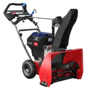 Toro 60V MAX SnowMaster 24 39915 – 1-Stage 60V Cordless Snowblower, 24-Inch Clearing Width, Includes 2 x 10Ah Batteries