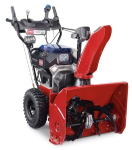 Toro 60V MAX Power Max e24 39924 – 2-Stage 60V Cordless Snowblower, 24-Inch Clearing Width, Includes 2 x 6.0Ah Batteries