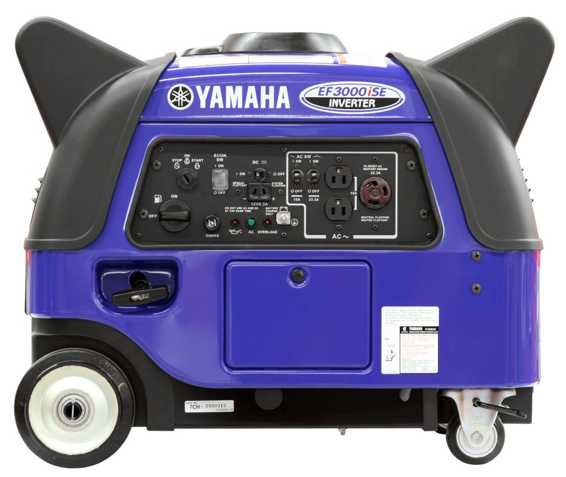 Yamaha EF3000iSE Gas Inverter Generator – 3000 Starting / 2800 Running Watts